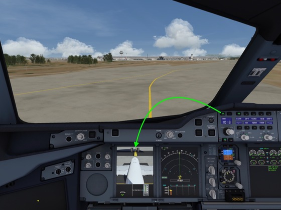 A380 TAXI CAMERA