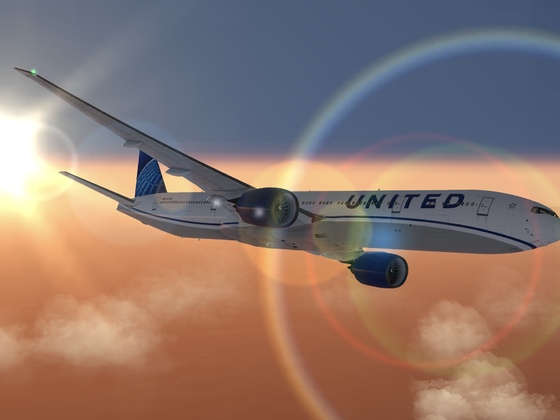 Flight to KSMF Sacramento in United Boeing 777-300ER