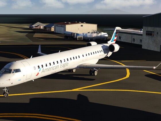ERJ900 El Hierro Taxying Out