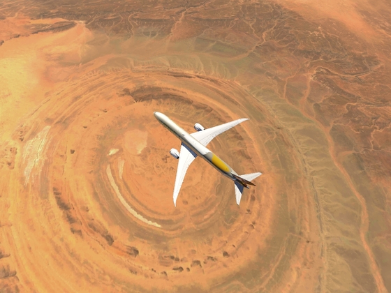 🛩️ Eye of the Sahara