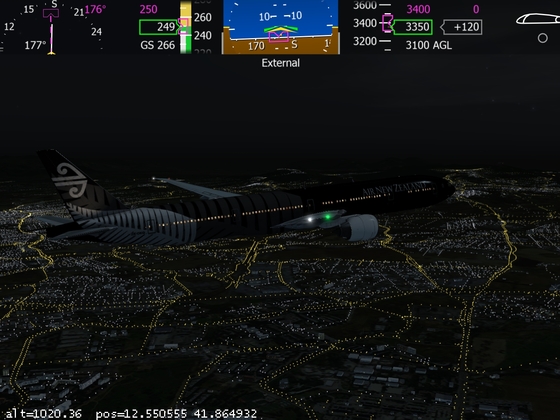 Triple 7 over Roma