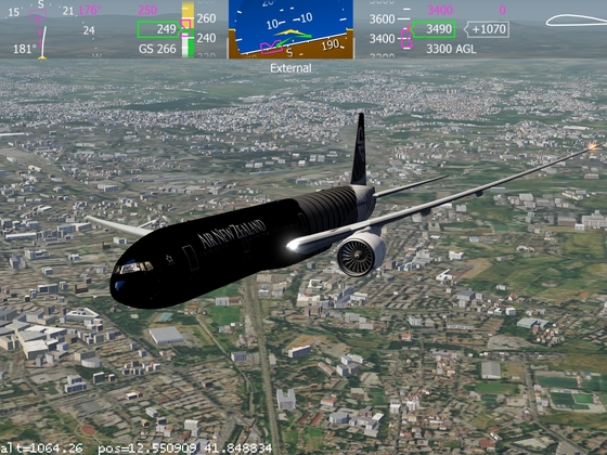 Triple 7 over Roma