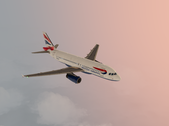 A319 flight to LAX